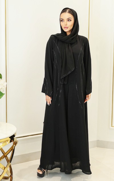 ELEGANT CHIFFON ABAYA