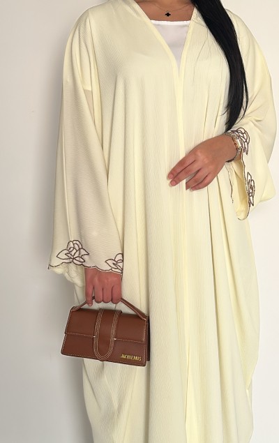 COLORED OPEN ABAYA