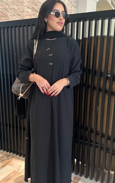 BLACK SIMPLE ABAYA