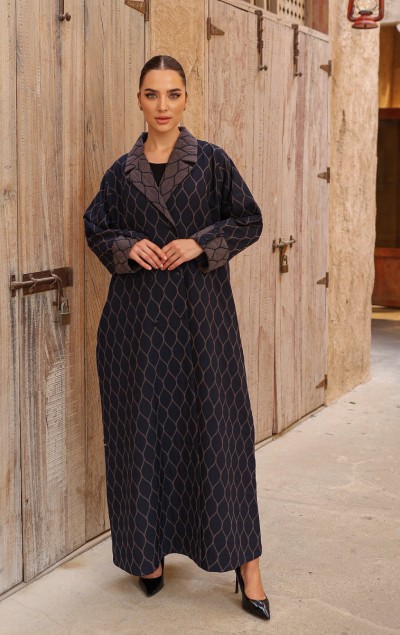 BLUE WINTER ABAYA